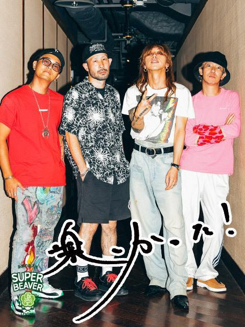 SUPER BEAVER（左から上杉研太、藤原広明、渋谷龍太、柳沢亮太）