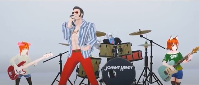 JOHNNY HENRYの演奏場面 ※JOHNNY HENRY『Emotion』MVより