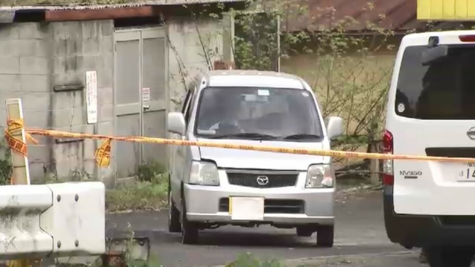 事件があった現場（福岡・うきは市）