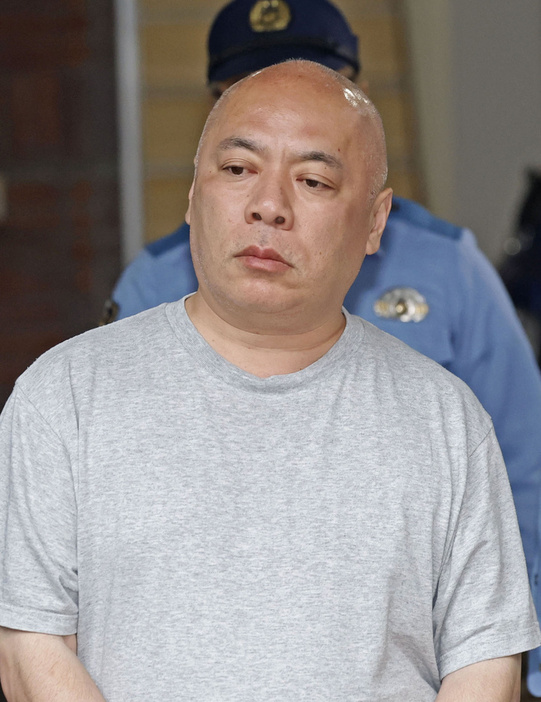 臼田敦伸容疑者＝20日午前