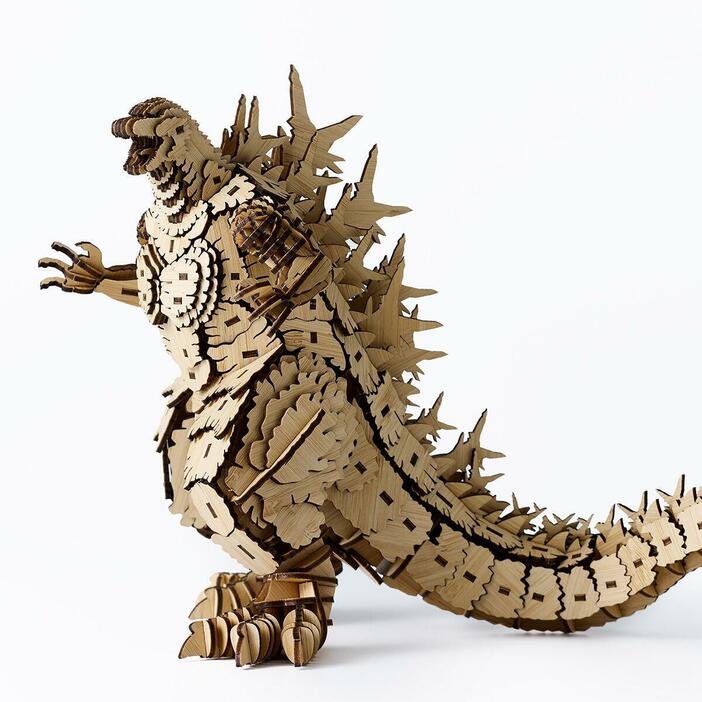 「ゴジラ-1.0」のゴジラの竹製クラフトパズル「Bamboo Art wa-gu-mi ゴジラ（2023）」　TM ＆ （c）TOHO CO.，LTD.