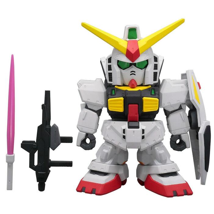 「機動戦士Zガンダム」のガンダムMk-IIのフィギュア「ジャンボソフビフィギュアSD RX-178 ガンダムMk-II -SDガンダム-」（c）創通・サンライズ