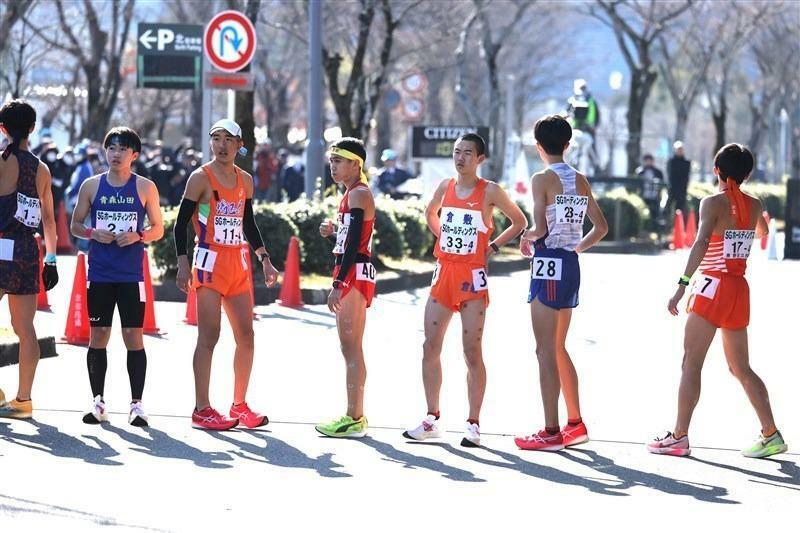 昨年の全国高校駅伝男子第3中継所