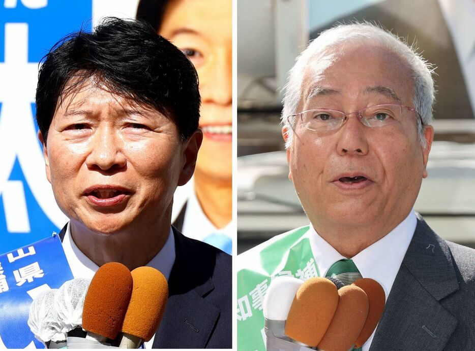 （左から届け出順に）伊原木隆太氏、小坂昇氏