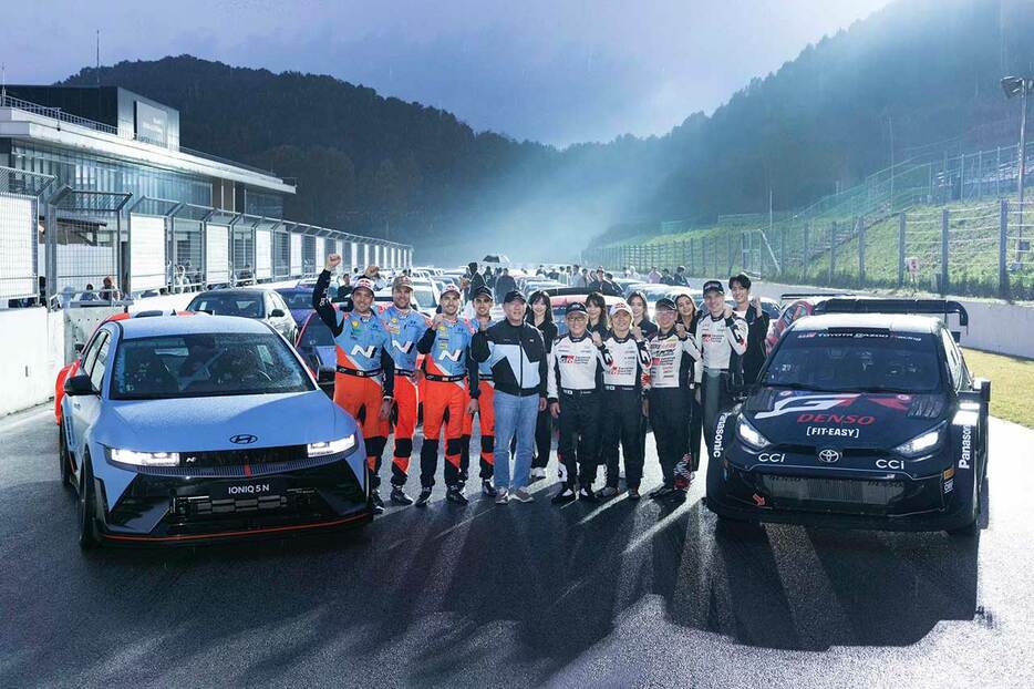 韓国のエバーランドスピードウェイで開催された『Hyundai N x TOYOTA GAZOO Racing FESTIVAL』の様子