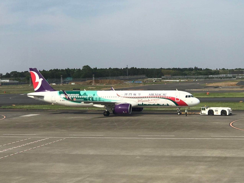 マカオ航空機エアバスA321neo型機のイメージ（写真：マカオ航空日本支社）