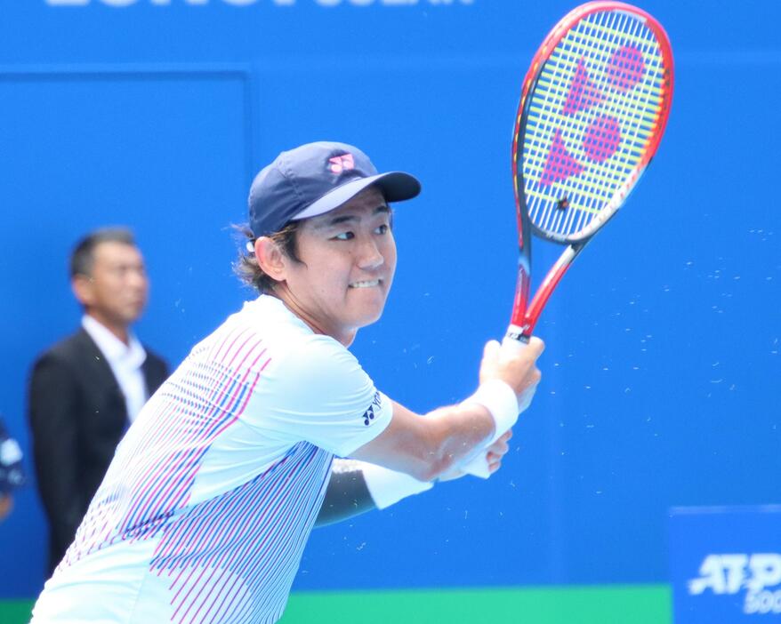 ジャパンOPでの西岡良仁[画像/tennis365.net]