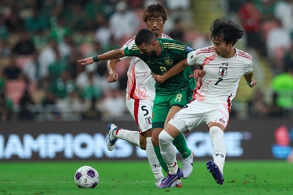 日本代表は敵地でサウジを2-0と下した Photo/Getty Images