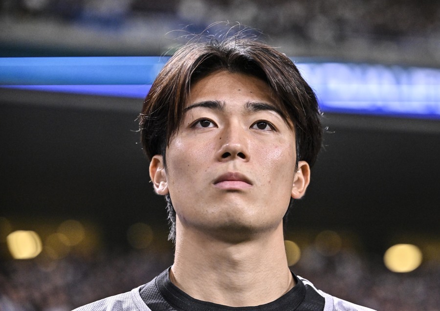 サッカー日本代表の中村敬斗が、ランスでリーグ戦５試合連続となるゴールを決めた　撮影：中地拓也