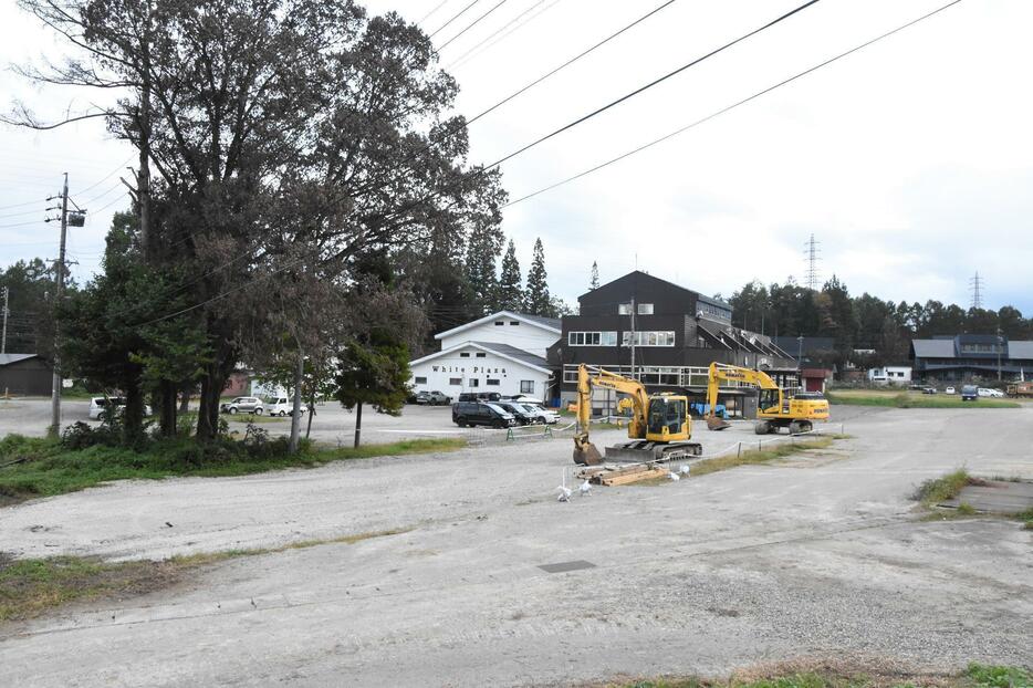 三菱地所などがホテル建設を予定する、白馬村の岩岳エリアの敷地