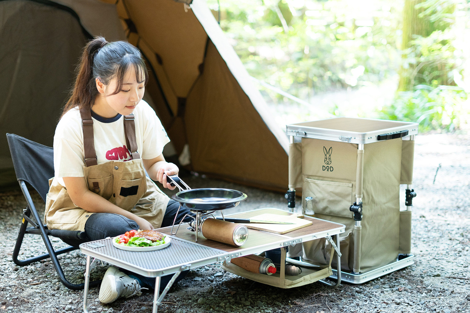 誰でも整理整頓が得意になるDODの「KOKONIMO RACK（ココニモラック）」