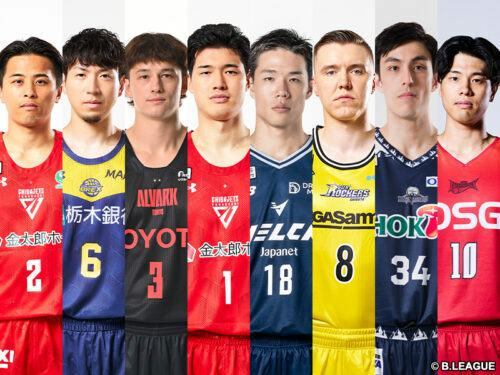 りそなグループBリーグ第1節に出場したパリ五輪日本代表メンバー［写真］＝B.LEAGUE