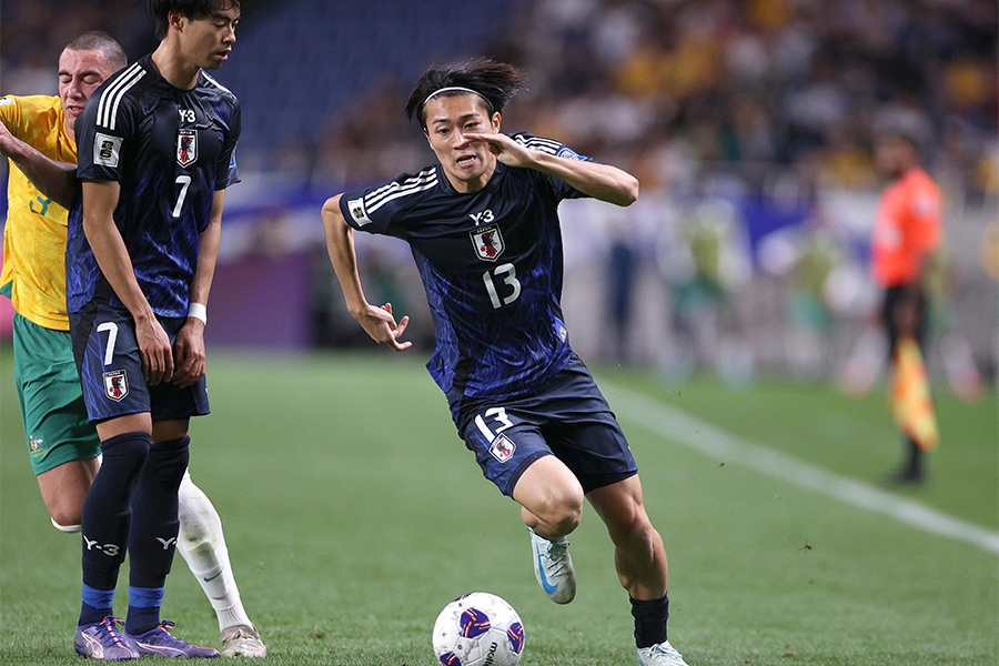 サッカー日本代表・中村敬斗（c）SANKEI