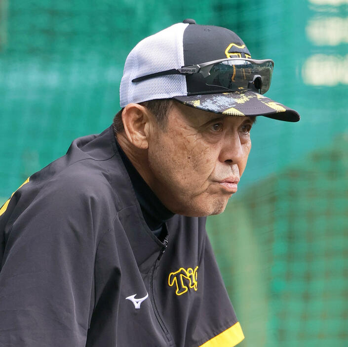 阪神岡田彰布監督（2024年10月8日撮影）