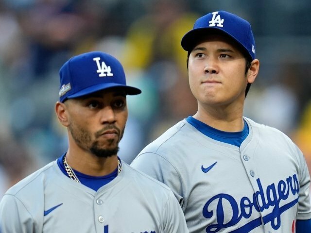 ドジャース打線の軸となる1番・大谷翔平、2番・ムーキー・ベッツ photograph by AP/AFLO