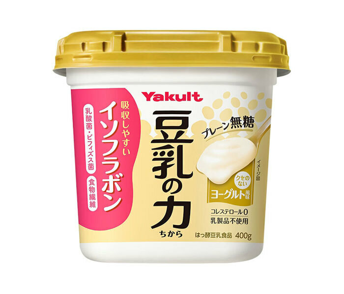 「豆乳の力　プレーン無糖400g」