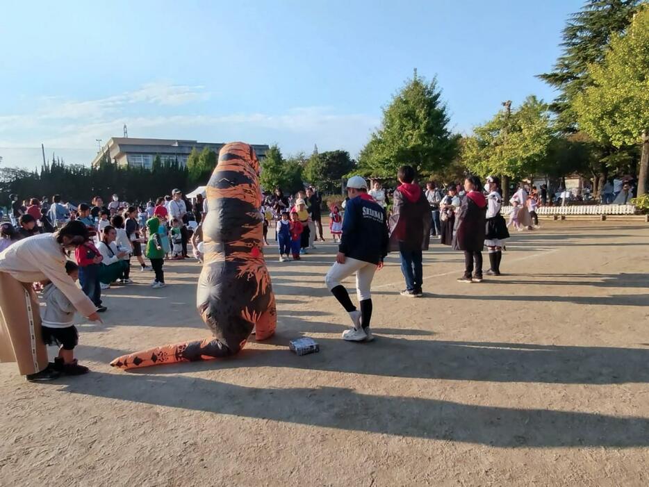 「しんまつどハロウィンPARTY」会場の様子