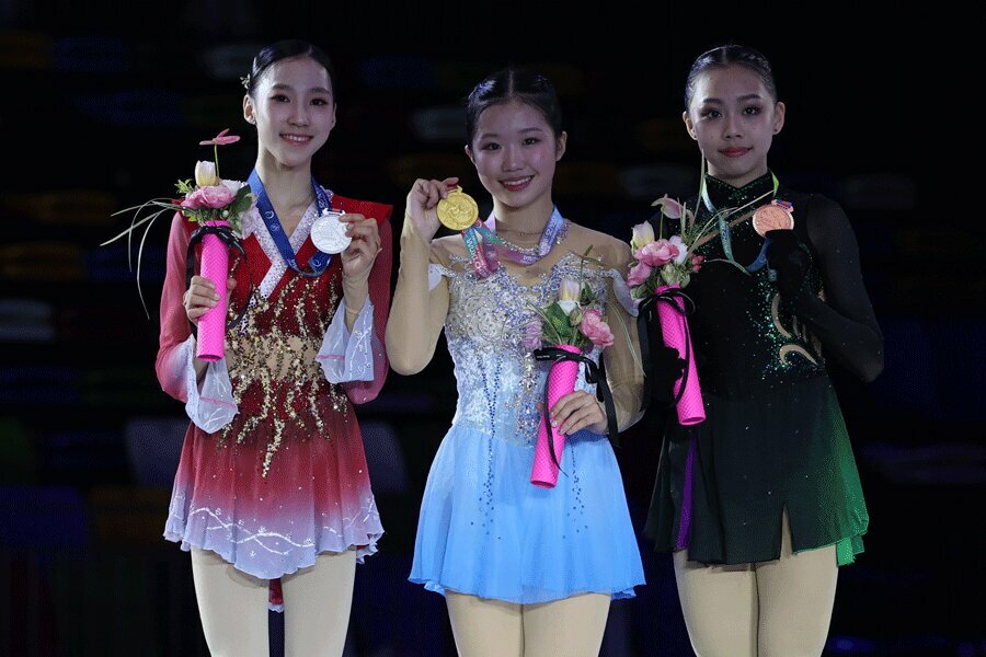 ジュニアGPシリーズ中国大会で優勝した中井亜美【写真：Getty Images】