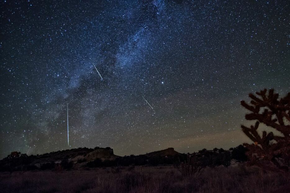 オリオン座流星群（Shutterstock.com）