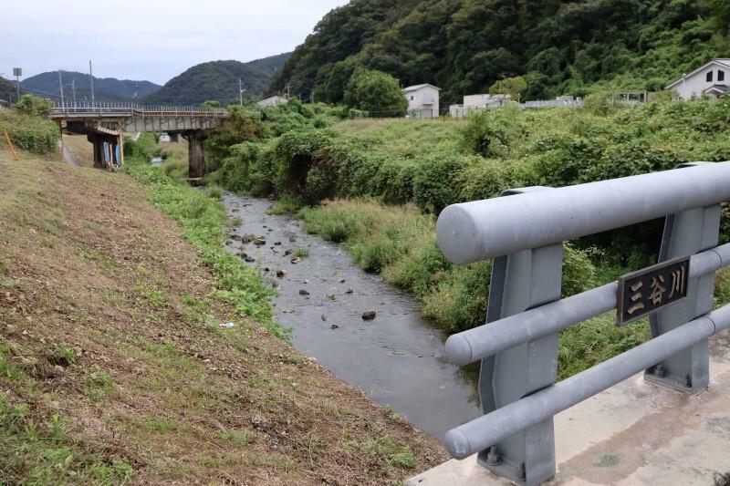 国の目標値を超すPFASが検出された三谷川＝岡山市北区御津地区