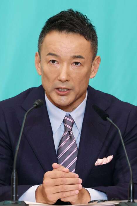 れいわ新選組の山本太郎代表