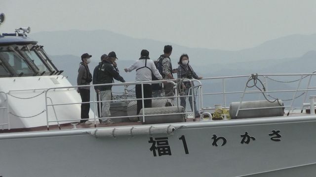 県原子力総合防災訓練（おおい町大島）