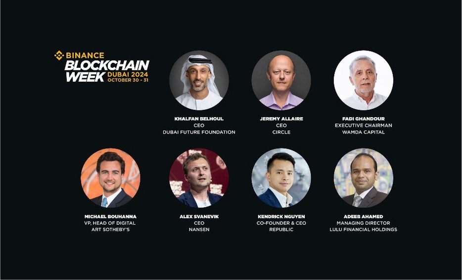 Binance Blockchain Week 2024、10月末ドバイで開催──Circle CEOら登壇