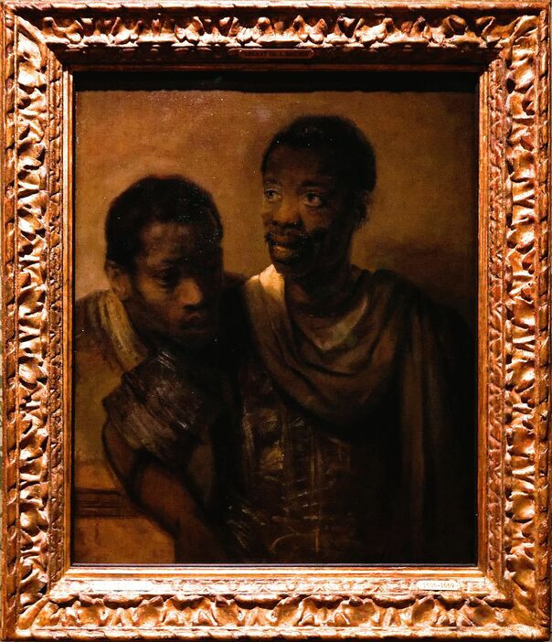 レンブラント《Two African Men》（1661）