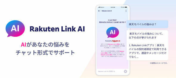 楽天モバイル向け対話型AIサービス「Rakuten Link AI」をRakuten Linkアプリに導入【がぞする