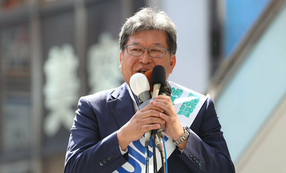 無所属での立候補となった萩生田光一氏