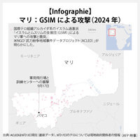 【Infographie】マリ：GSIMによる攻撃（2024年）