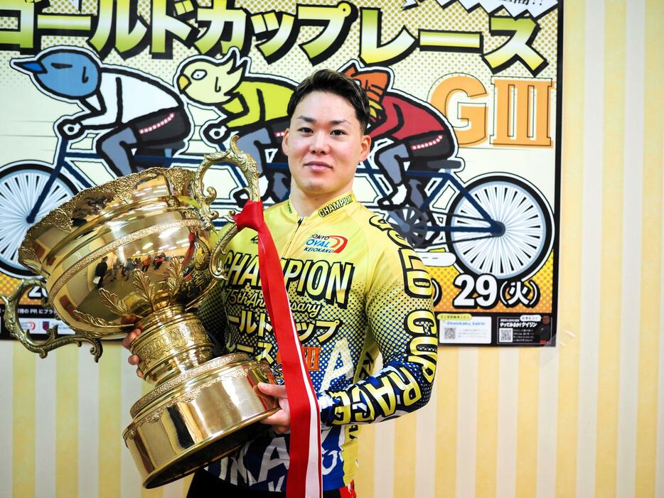 京王閣初登場で記念を優勝した犬伏湧也