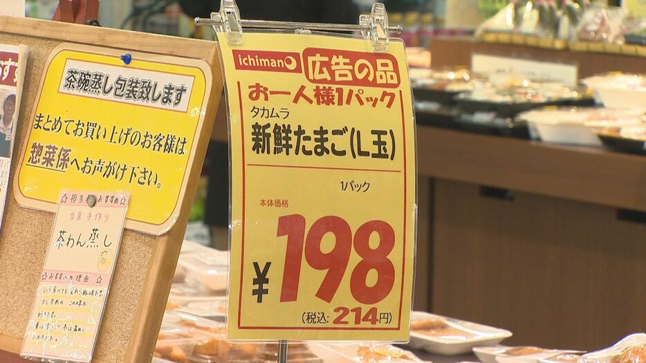 卵の特売