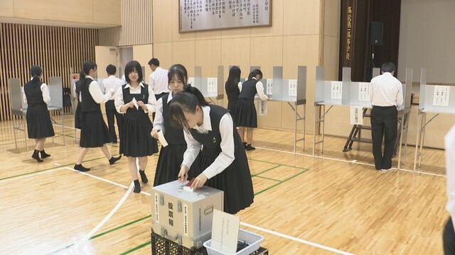 選挙の出前授業　高松第一高校