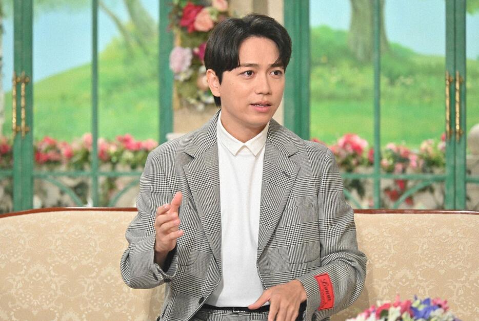 10月17放送の「徹子の部屋」に出演した山崎育三郎さん＝テレビ朝日提供