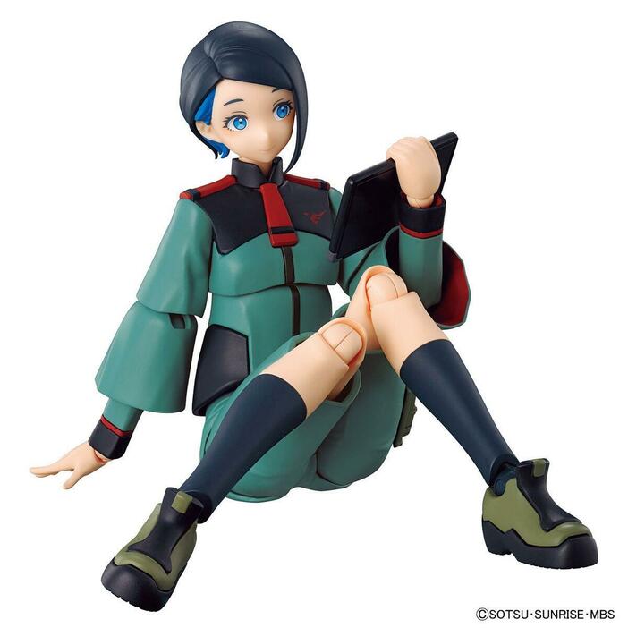 「機動戦士ガンダム 水星の魔女」のニカ・ナナウラのプラモデル「Figure-rise Standard ニカ・ナナウラ」（c）創通・サンライズ・MBS