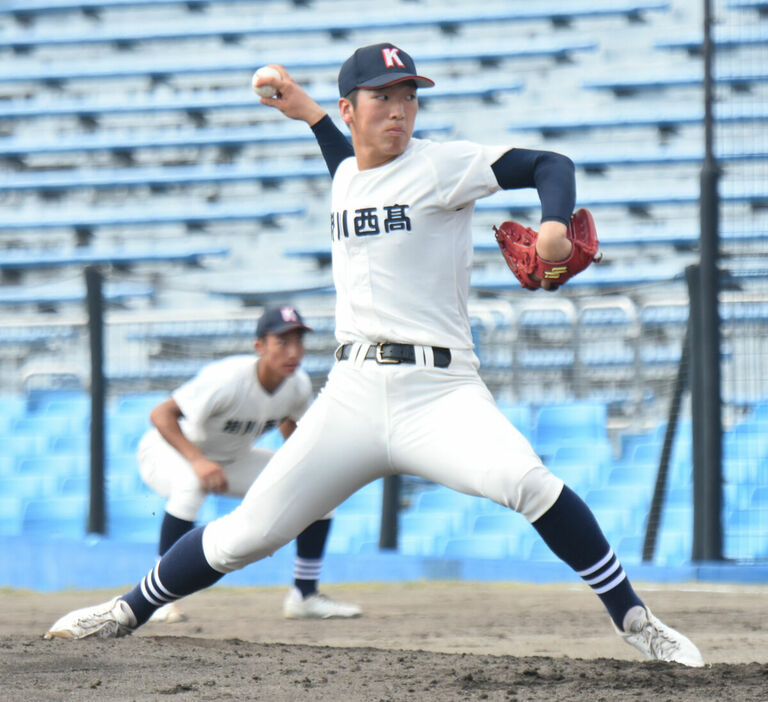 先発した掛川西の杉崎（カメラ・森　真平）