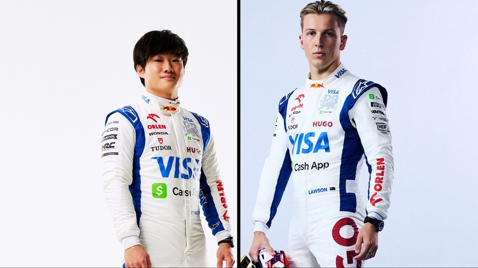 第19戦アメリカGPよりVCARBのドライバーセットは角田＆ローソンとなる／Red Bull Content Pool