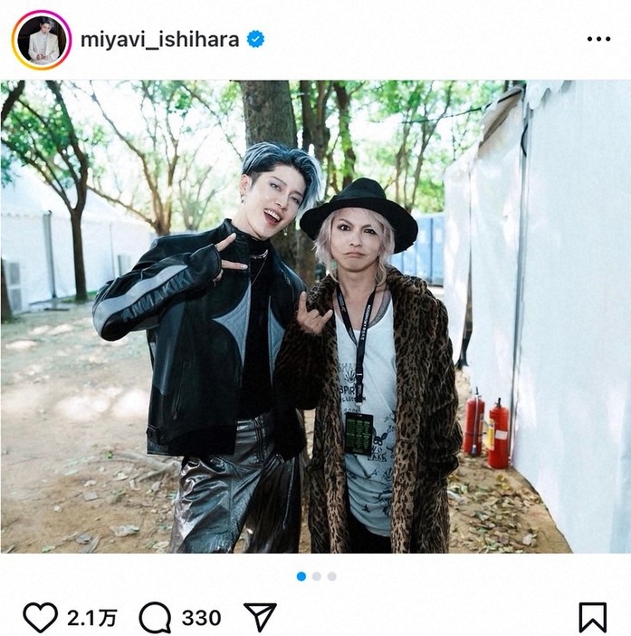 MIYAVIのインスタグラム（＠miyavi_ishihara）から