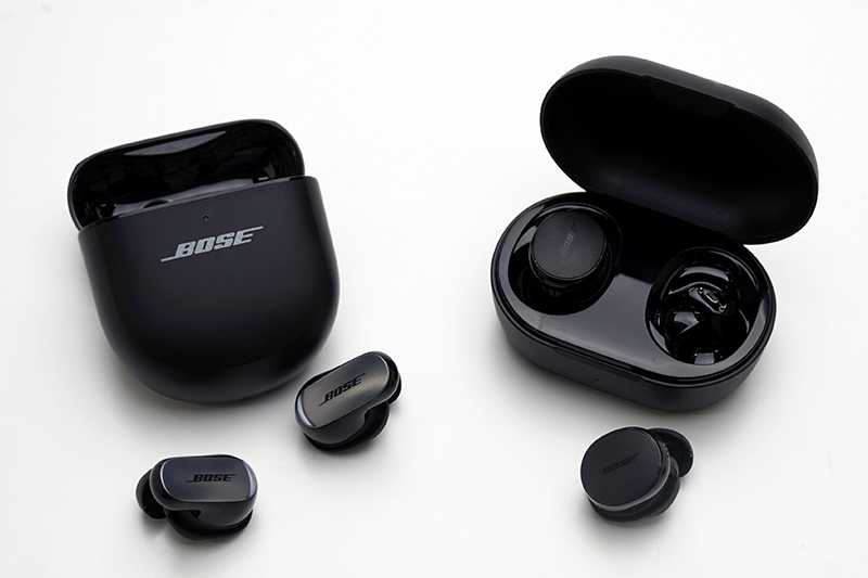 「Bose QuietComfort Ultra Earbuds」「Bose QuietComfort Earbuds」