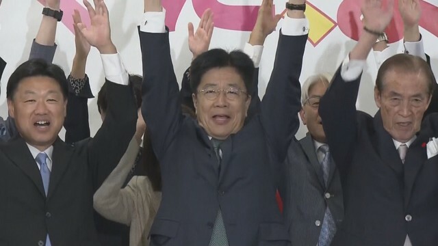 岡山3区で当選　自民・前（財務大臣）　加藤勝信さん