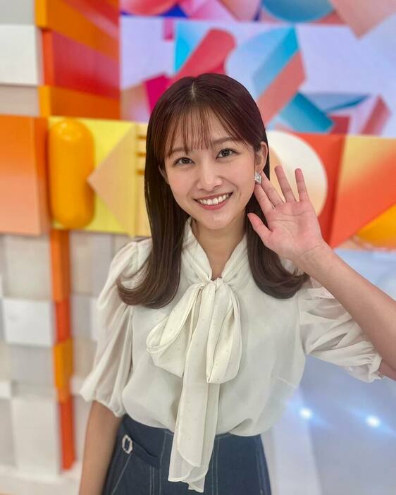 フジテレビ・原田葵アナ　※画像は『めざましテレビ』の公式インスタグラム『@mezamashi.tv』より