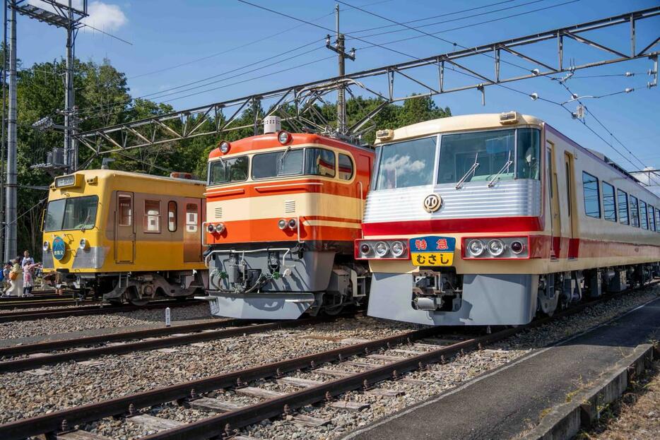 西武秩父線開通とともに登場した3種類の車両