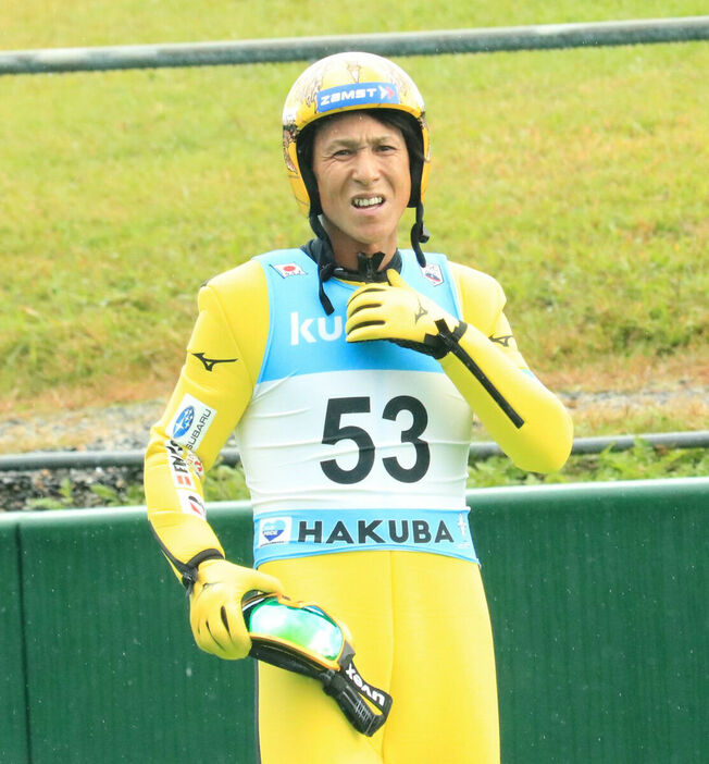 個人男子ラージヒル予選に出場した葛西紀明