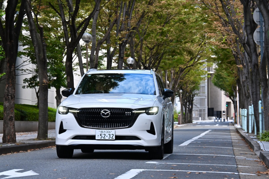 マツダ「CX-80」のMHEVモデルに試乗!(本稿の写真は撮影：原アキラ)