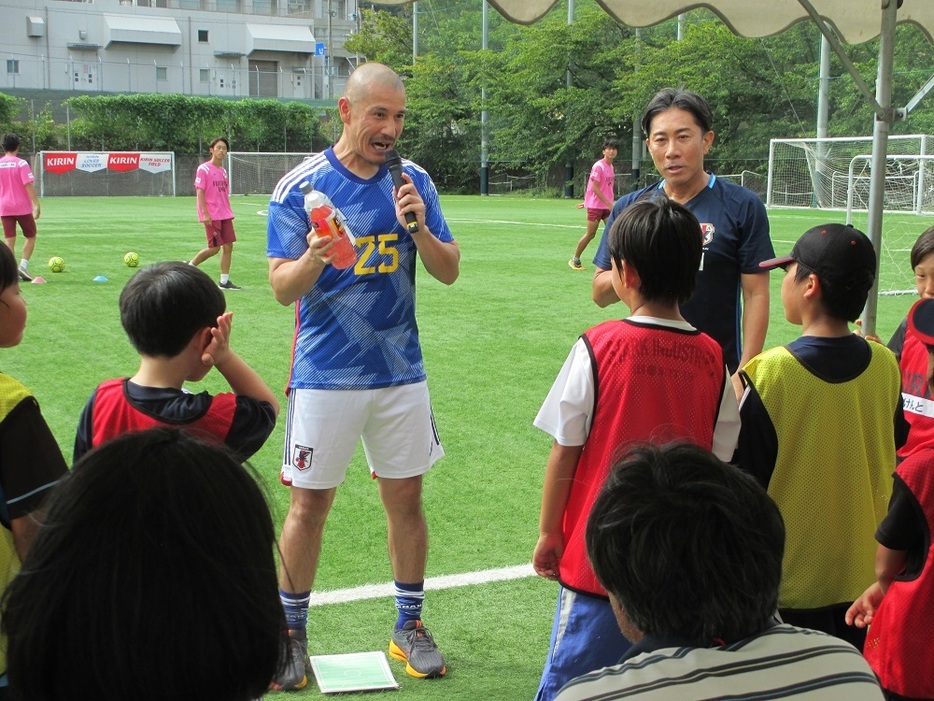 水分補給を指導