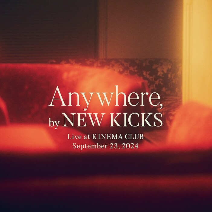 Keishi Tanaka「Anywhere, by NEW KICKS」ジャケット