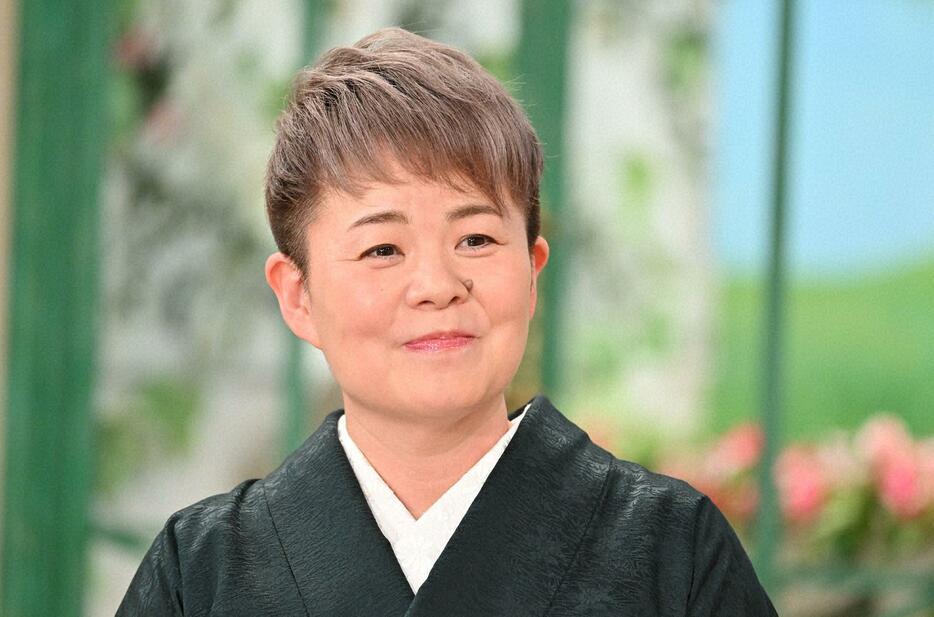 10月7日放送の「徹子の部屋」に出演した島津亜矢さん＝テレビ朝日提供