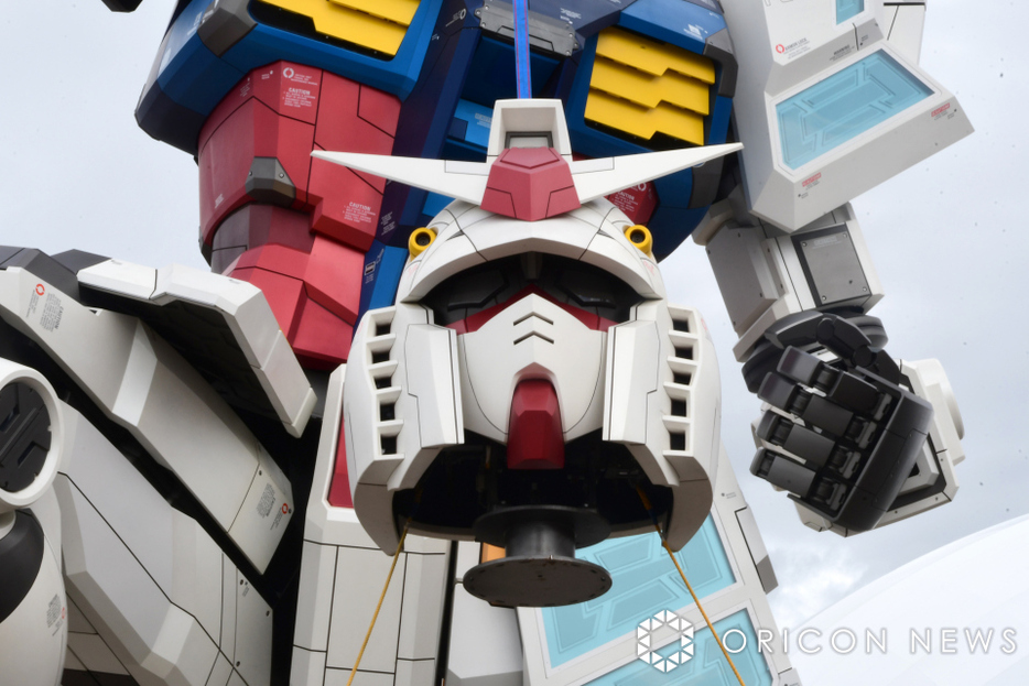 実物大ガンダム像「RX-78F00／E ガンダム」（C）ORICON NewS inc.