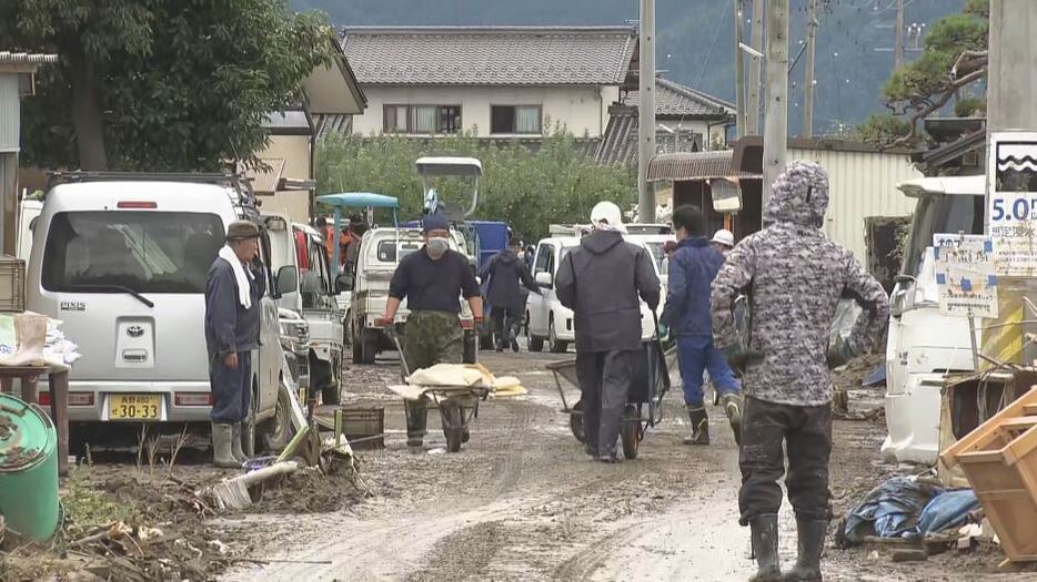 2019年の台風19号災害では、全国から多くのボランティアが長野市長沼に